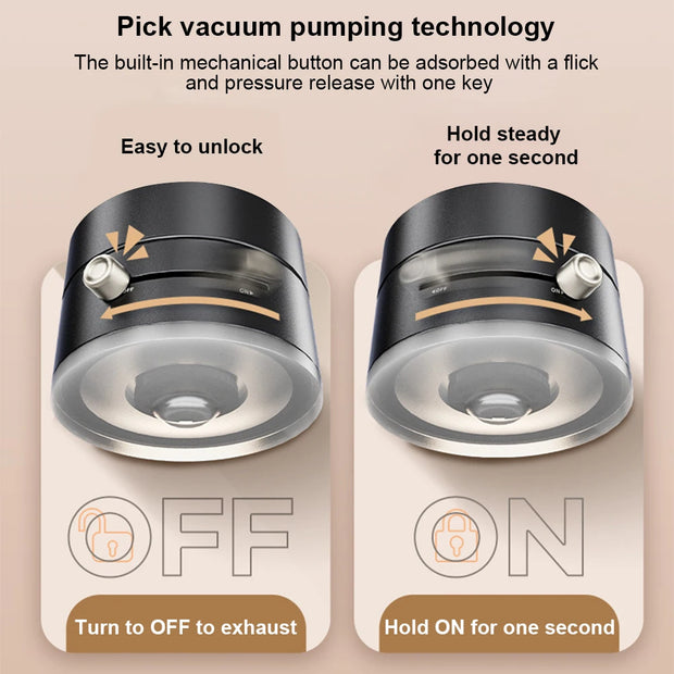Foldable Magnetic Vacuum Car Phone Holder with Suction Cup for Hands-Free Navigation Compatible with Magsafe Devices