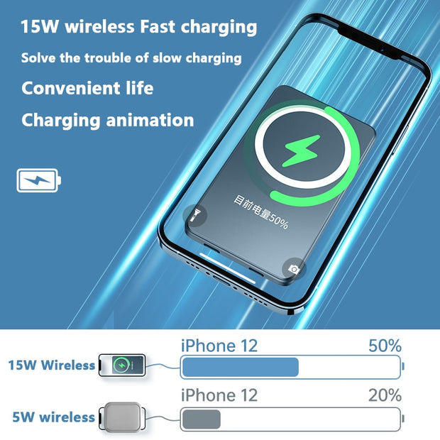 NEW Magnetic Fast Charger Wireless  Power Bank