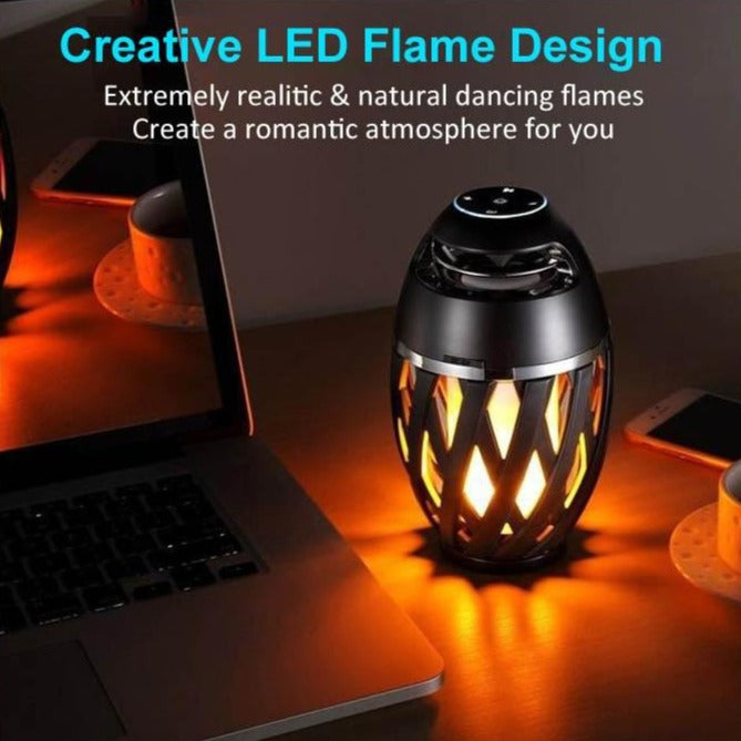 LED Flame Light Bluetooth Speaker