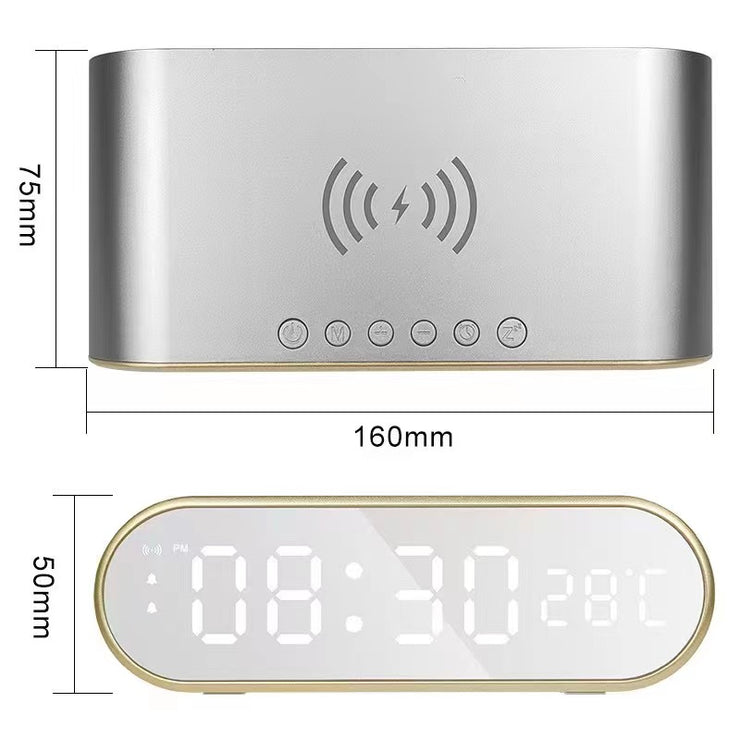 NEW MODEL LED ALARM CLOCK WITH WIRELESS CHARGER