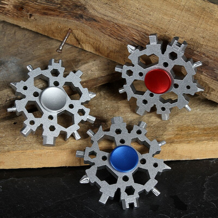 Snowflake Multitool Fidget Spinner