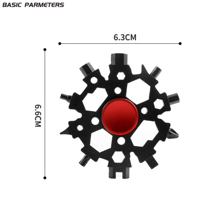 Snowflake Multitool Fidget Spinner