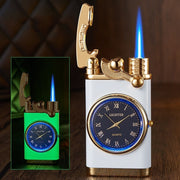 InflatableIgniter Windproof Lighter with Electric Watch