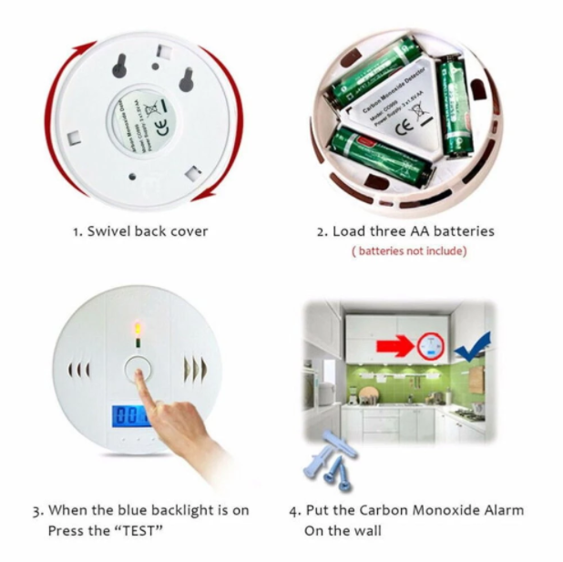 Gas Sensor Alarm Detector