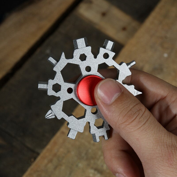 Snowflake Multitool Fidget Spinner